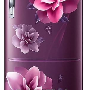 Samsung 183 L, Single Door Refrigerator (Red, Camellia Purple, Base Stand Drawer)