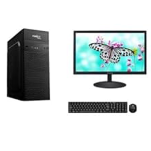 Assembled Desktop PC with Core i3|8GB DDR3 RAM |1TB HDD + 128GB SSD | Windows 11 Home | MS Office, 19-Inch LED Screen,