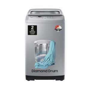Samsung 7 kg, Fully Automatic Washing Machine with Diamond Drum (Silver)