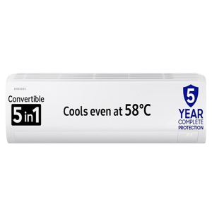 Samsung 1 Ton 3 Star Digital Inverter Split AC | Digital Inverter | Cools at 58°C | 100% Copper Condenser | 5-Year Warranty